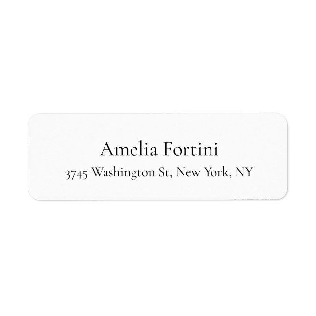 Plain Simple Elegant Modern Minimalist (Front)