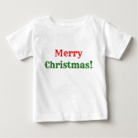 Plain, Simple, Red & Green "Merry Christmas!"