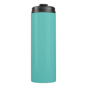 Plain solid eucalyptus pastel turquoise thermal tumbler
