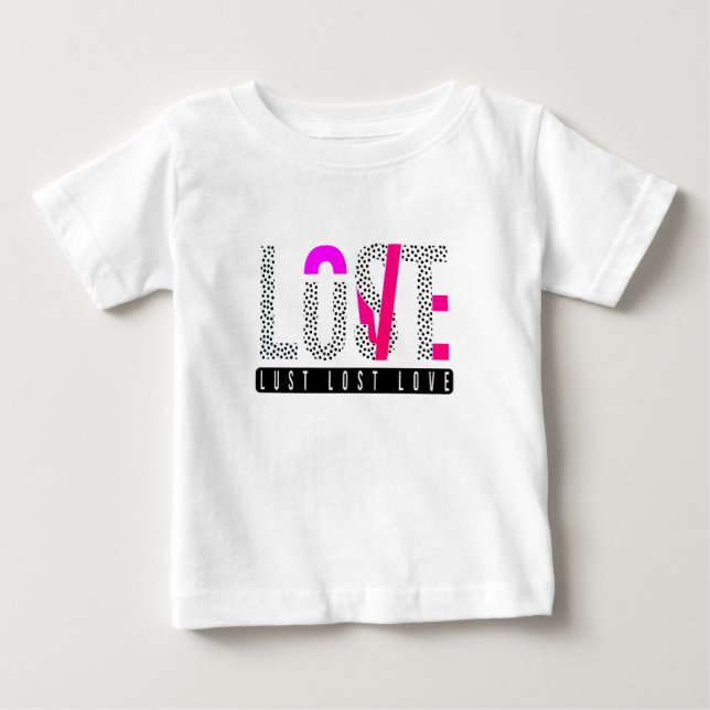 Plain Text Baby T-Shirt (Front)