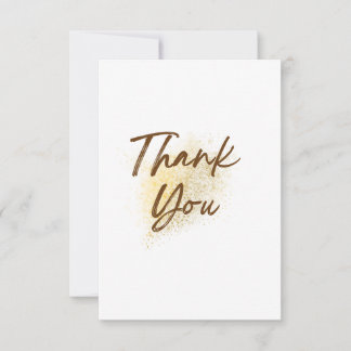 Plain Thank You Card