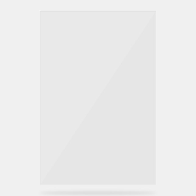 Plain Transparent 24" x 36" Wedding Seating Chart (Front)