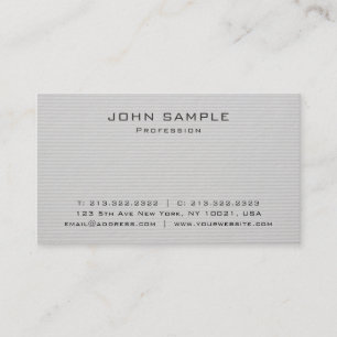 Plain Trendy Professional Premium Thick Luxury Business Card