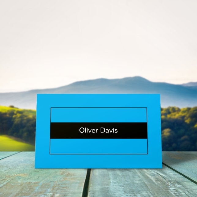 Plain Ultimate Blue Business Card (Creator Uploaded)