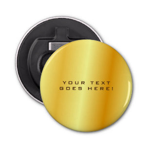 Plain Unique Special Gold Colour Background Bottle Opener