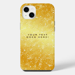 Plain Unique Special Gold Colour Background iPhone 14 Plus Case