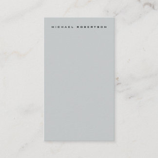 Plain Unique Special Grey Personalised Own Name Enclosure Card