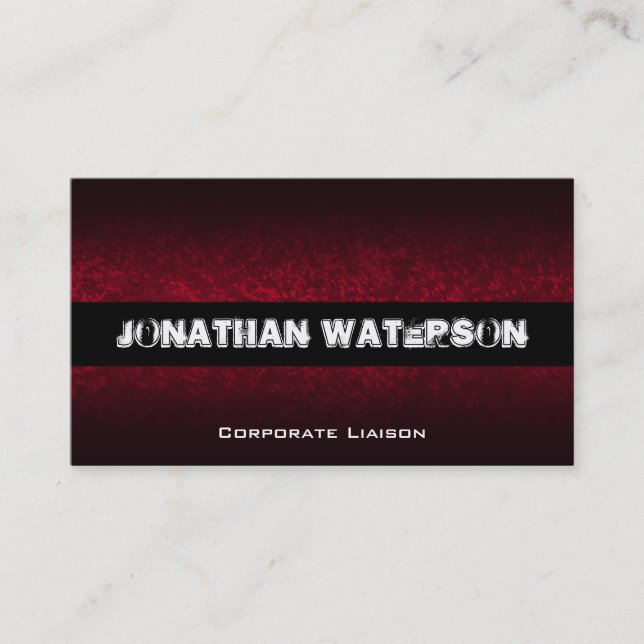 Plain Urban Modern Professional Business Cards (Front)
