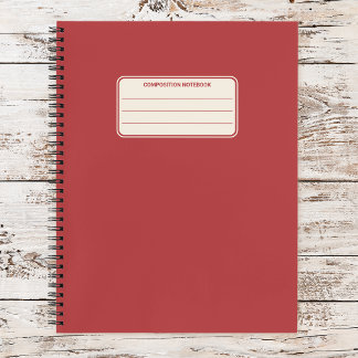 Plain Vintage Color Minimalist Notebook