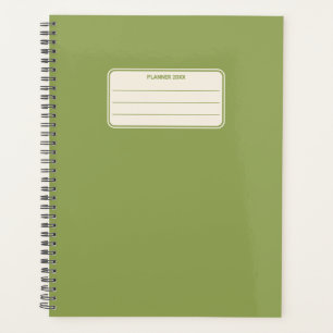 Plain Vintage Color Minimalist Yearly Planner
