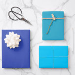 Plain Violet Ball Vivid Blue Shades 3 Tones Wrapping Paper Sheet<br><div class="desc">Dive into the essence of sophistication with our Plain Violet Ball Vivid Blue Shades Wrapping Paper. This trio of Violet Blue, Ball Blue, and Vivid Sky Blue hues creates a harmonious blend that speaks volumes. Elevate your gift presentations, making each moment memorable. Unveil the art of giving with a touch...</div>