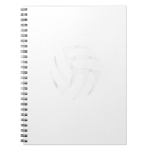 Plain Volleyball Seams Volleyball Player Coaches S Notebook