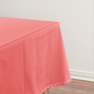 Plain Watermelon Pink tablecloth