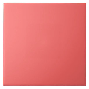 Plain Watermelon Pink Tile