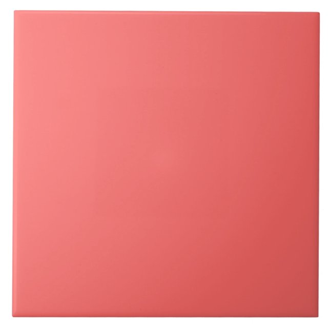 Plain Watermelon Pink Tile (Front)