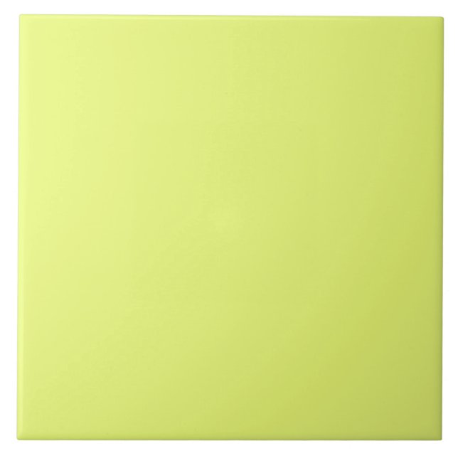 Plain Watermelon Yellow Green Tile (Front)