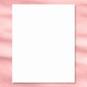 Plain White 16" x 20" Matte Blank Baby Shower Poster