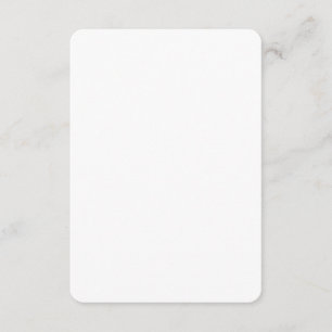 Plain White 3.5" x 5" Matte Blank Baby Shower Enclosure Card