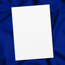 Plain White 5" x 7" Matte Blank Graduation Party