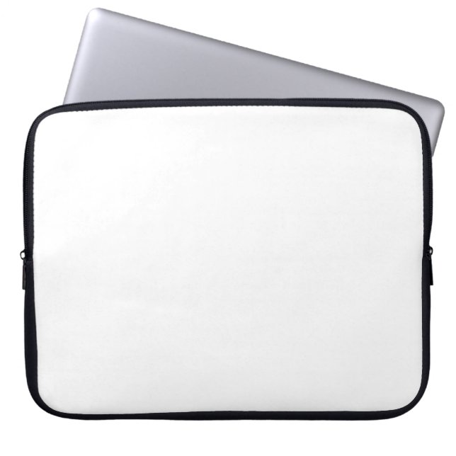 Plain White Background No Image Customise Simple Laptop Sleeve (Front)
