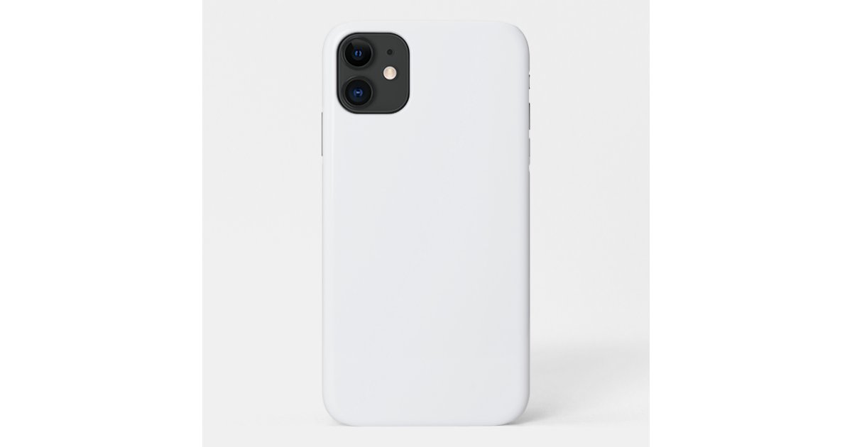 Plain white CaseMate iPhone case Zazzle
