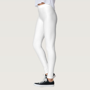 Plain White Leggings
