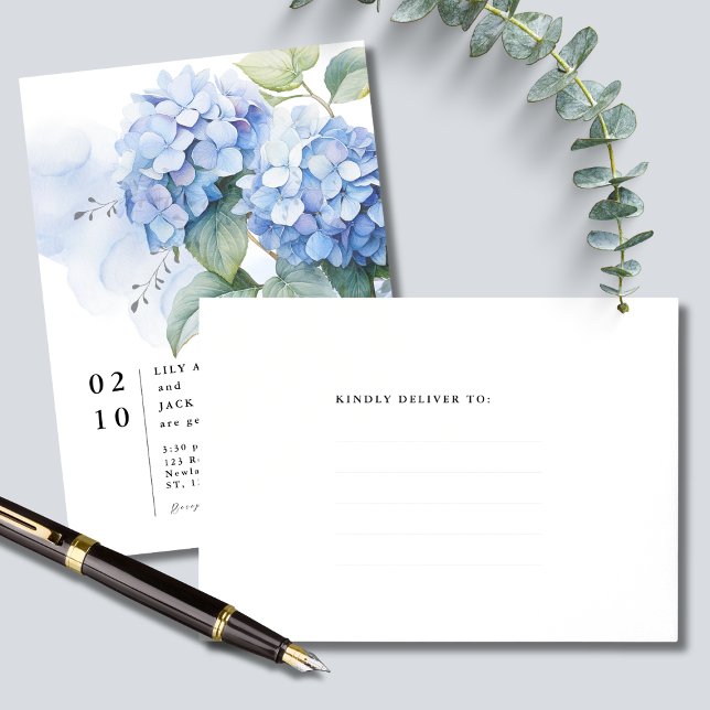 Plain White Lined Wedding Return Address Envelope (Creator Uploaded)