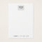 Plain white or any color logo earring display card