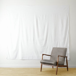 Plain White Photo Booth Backdrop Tapestry