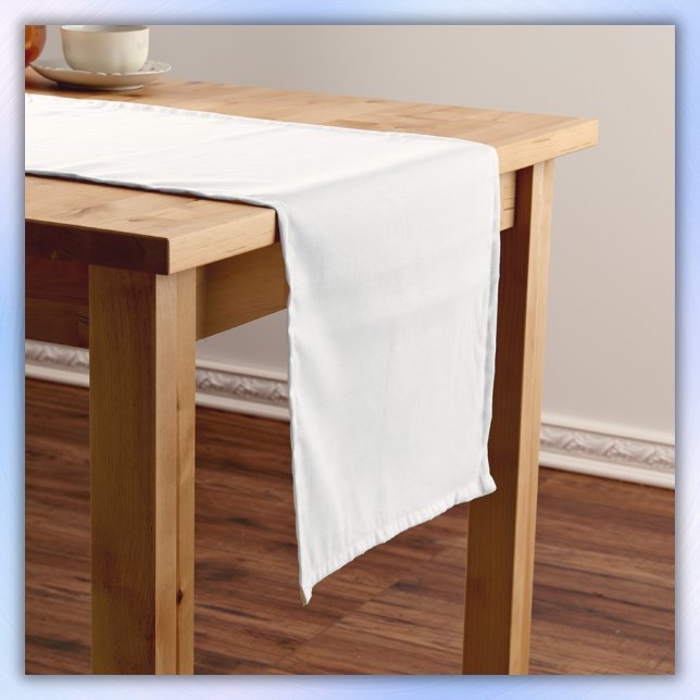Plain White | Short Table Runner (Creator Uploaded)