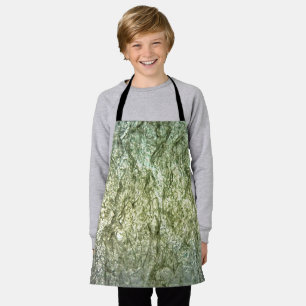 Plain white texture All-Over Print Apron,Ordinary Apron