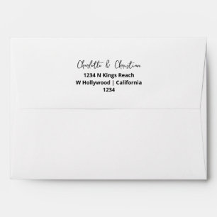 Plain With Return Address Envelope