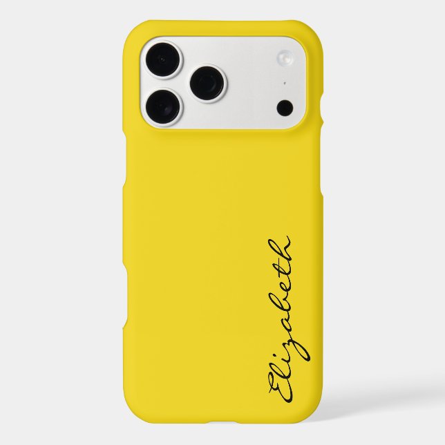 Plain Yellow Background (Back)