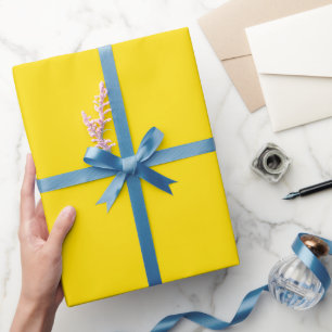 Plain Zesty Shine Gold Colour Shade Tone Wrapping Paper
