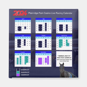 Plainridge Park Race Season Magnet