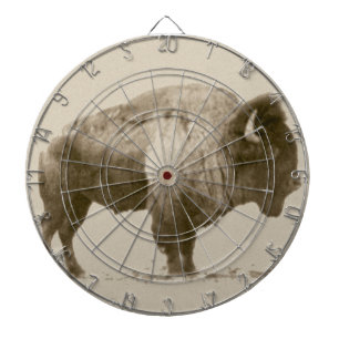 Plains Bison Dartboard