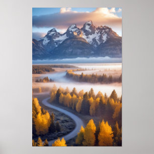 Plains Nature Outdoors Landscape Calm Tranquil Poster