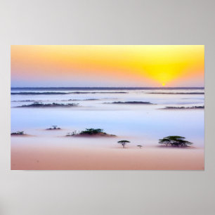 Plains Nature Savannah Outdoors Landscape Calm Air Poster