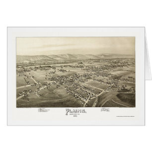Plains, PA Panoramic Map - 1892