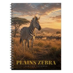 Plains Zebra African Savanna ANIMALS Notebook