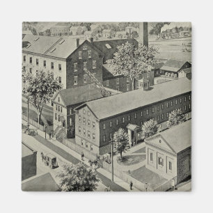 Plainville Connecticut Illustration Magnet