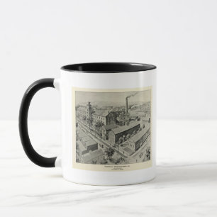 Plainville Connecticut Illustration Mug