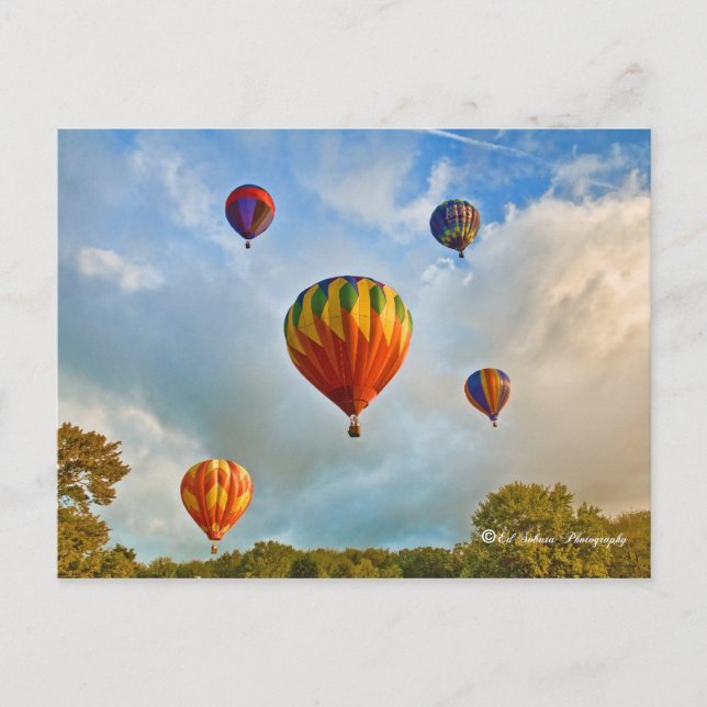 Plainville Ct Hot Air Balloons Postcard (Front)