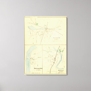 Plainville, Warehouse Pt, Windsor Canvas Print