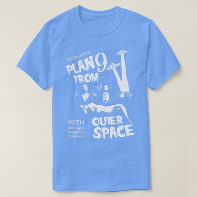 Plan 9 from Outer Space Ed Wood T-Shirt (Design Front)