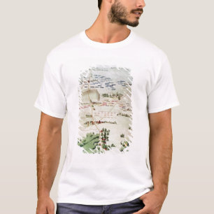 Plan and view of the Battle of Waterloo T-Shirt