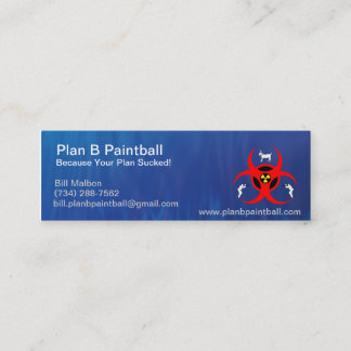Plan B mini Business Card