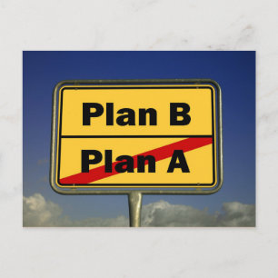 Plan B Postcard