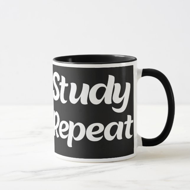 Plan Cry Study Repeat College Mug (Right)