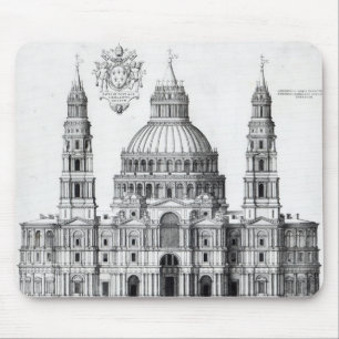 Plan for St. Peter's, Rome, 1539 Mouse Mat